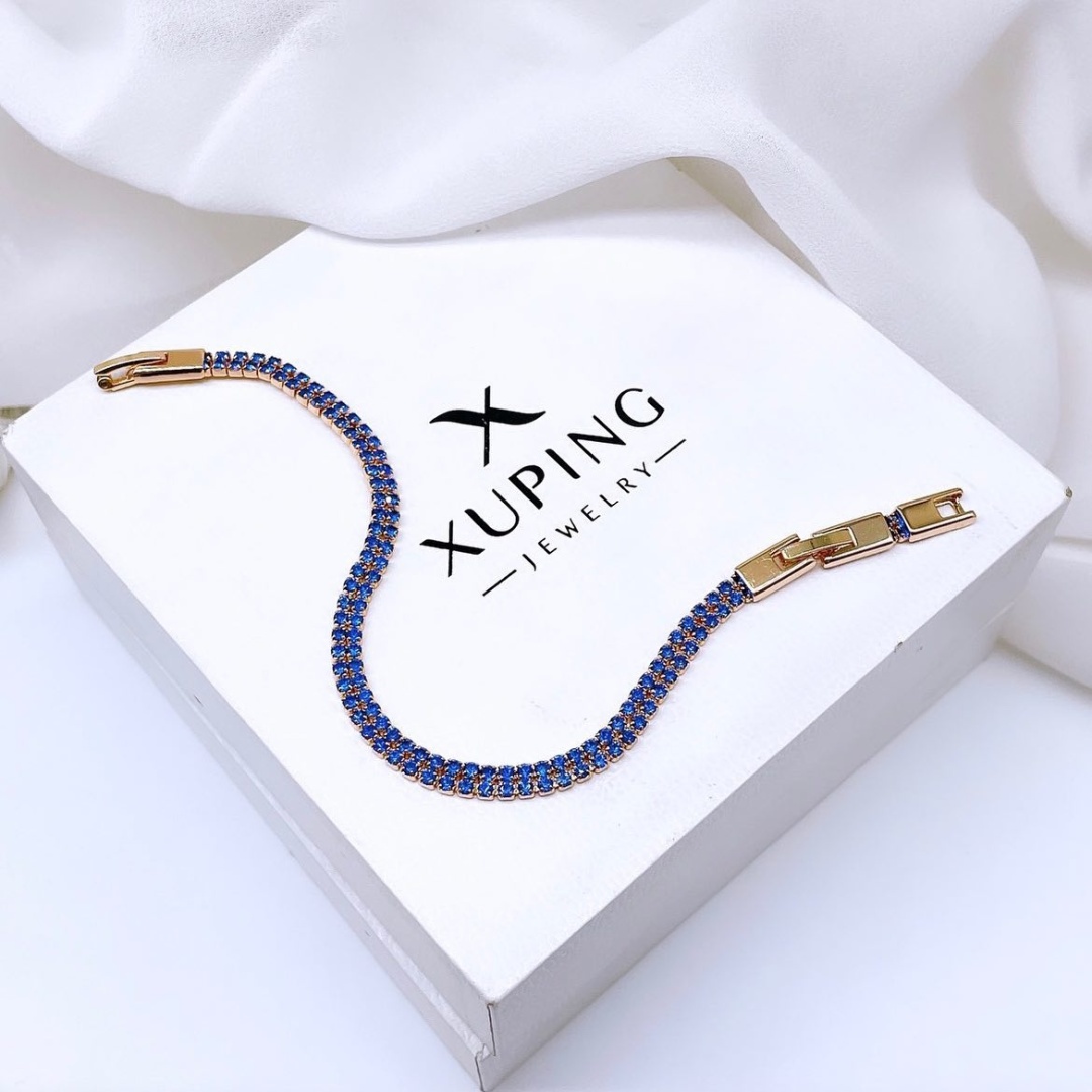 Xuping Jewelry длина 21 см медицинская сталь, фианит