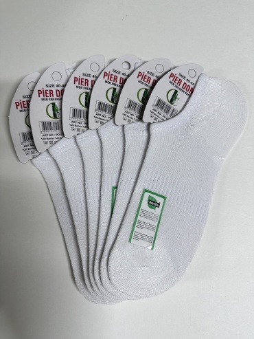 Следки PIER DONI 6 пар белый 40-44