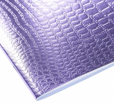 Общая тетрадь Hatber Metallic Croco, 48 л, А5, клетка, мягкая обложка, 1 шт