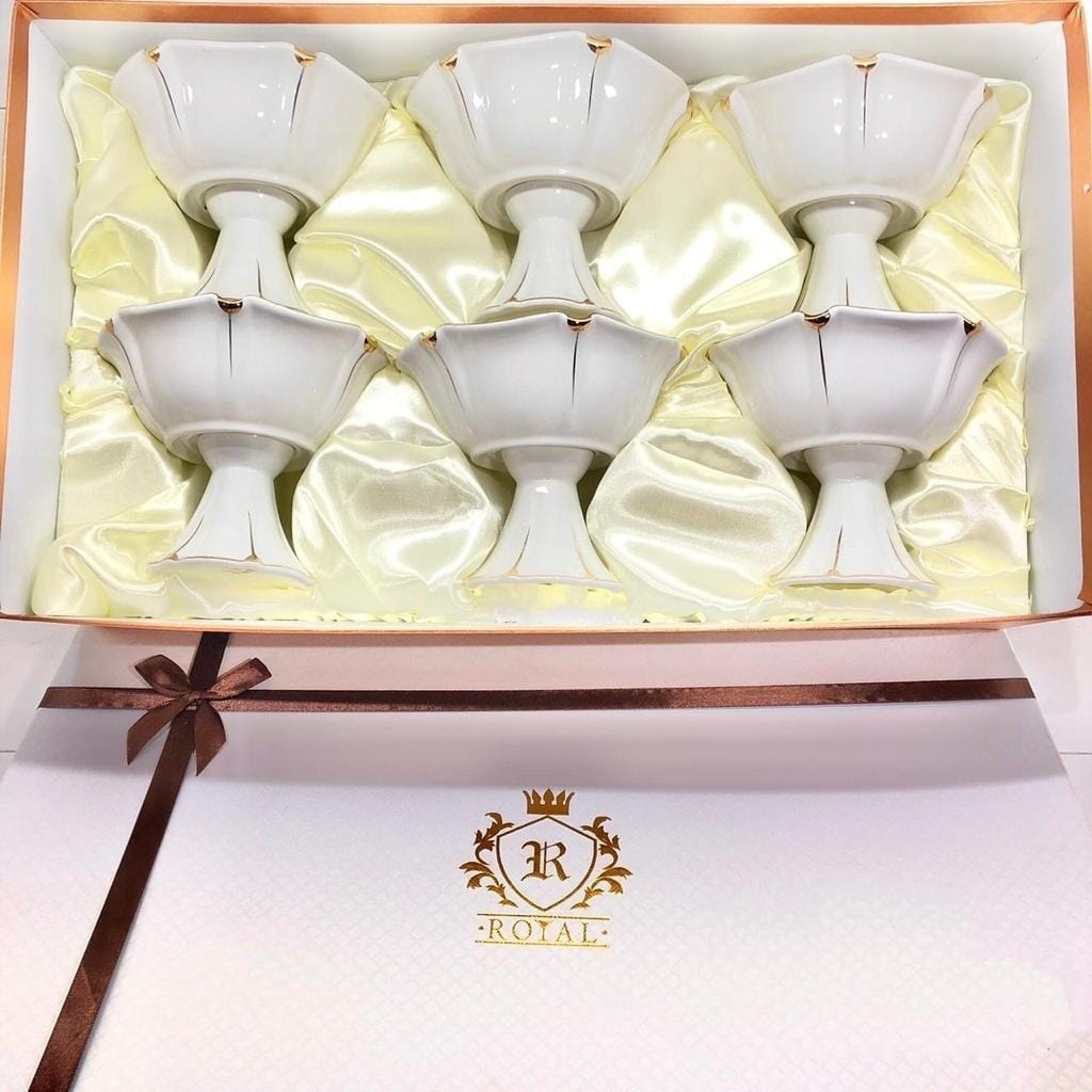 ROYAL CROWN салатник Lg02 6 шт, фарфор