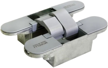 Петля скрытая MORELLI 130х28мм HH-18 SC, цвет - матовый хром универсальная