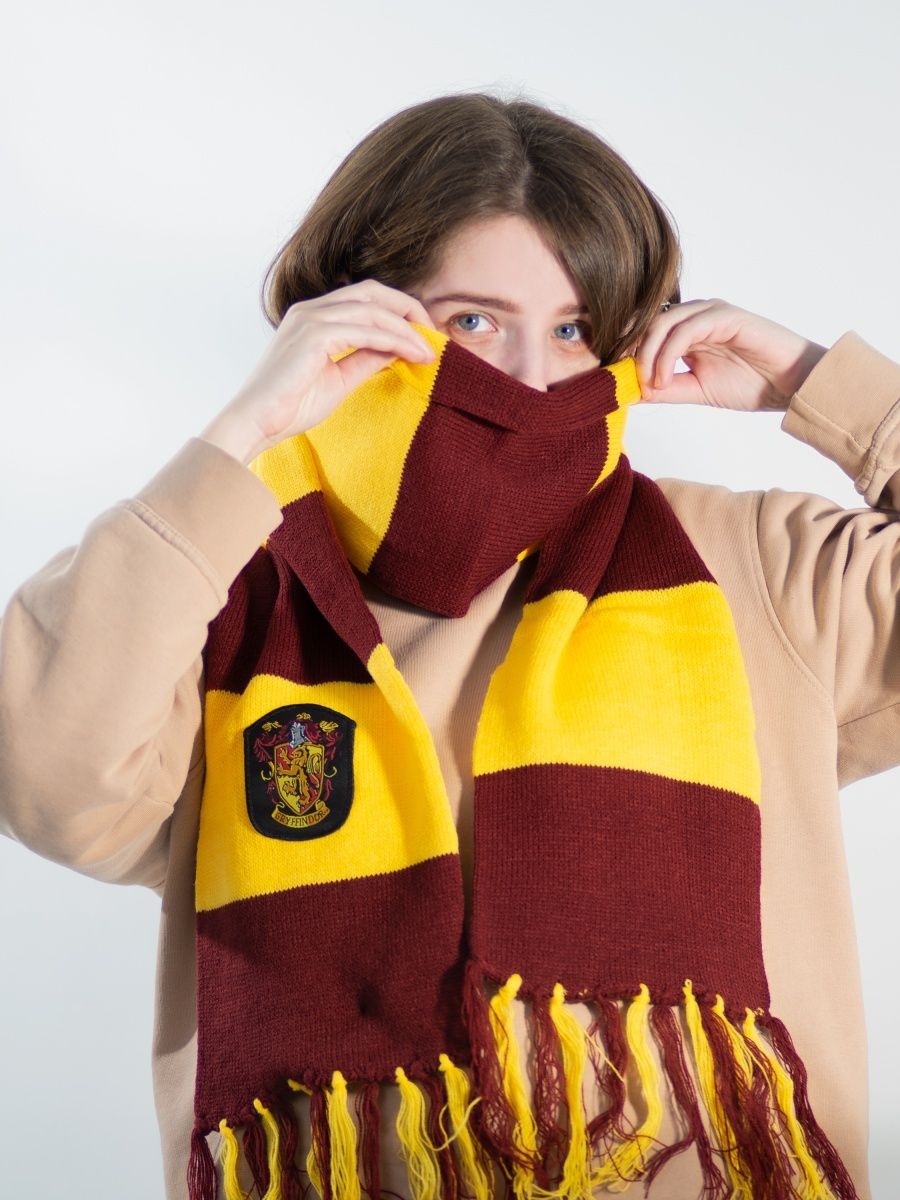 Шарф Harry Potter хлопок, полиэстер 180 x 20 см