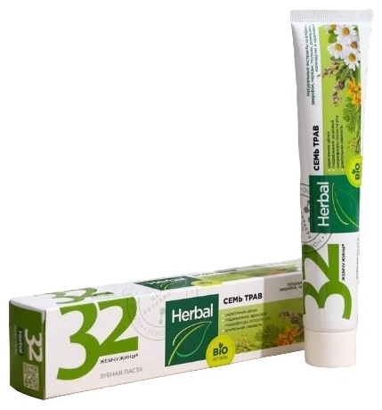 Modum зубная паста 32 жемчужины Herbal семь трав 100 г