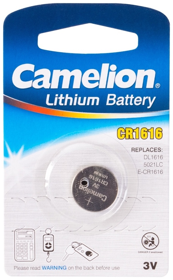 Купить Батарейка CR1616 Camelion 1 шт в Алматы – Магазин на Kaspi.kz