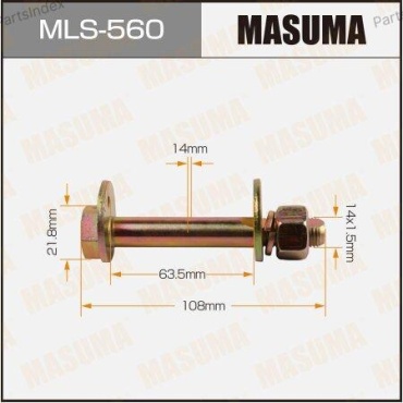 MASUMA болт развальный MLS560