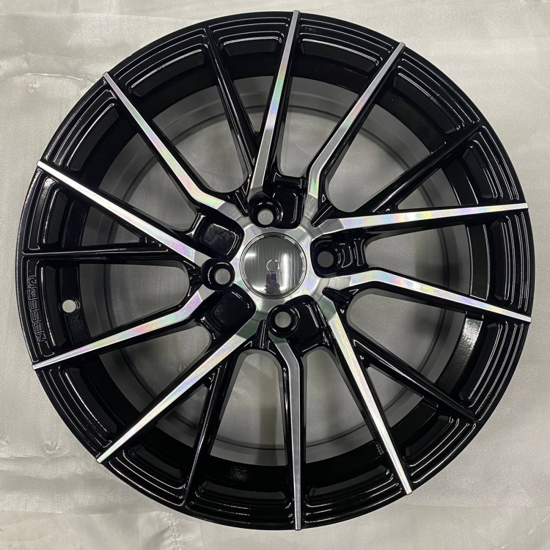 DIVAD QC1542 7x16/4x100 D67.1 ET35 4 диска черный, серебристый