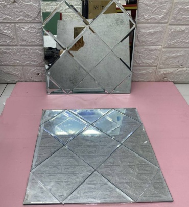 Зеркальная плитка настенное 30x30 см