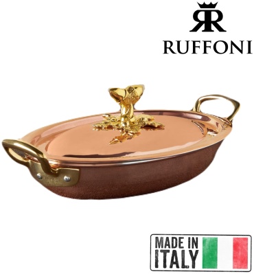 Блюдо RUFFONI 25х18 см, медь, 2 шт