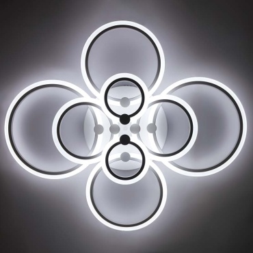 Люстра потолочная Яркая звезда LED, кол-во ламп: 8 шт
