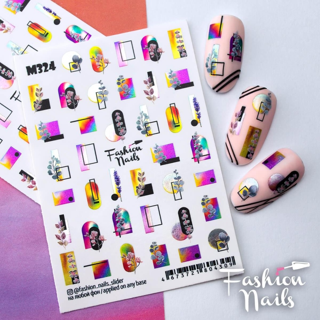 Fashion Nails слайдеры Metallic 324 1 шт