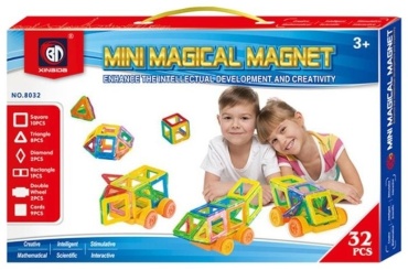 Конструктор Xinbida Mini Magical Magnet 8032, деталей 32 шт