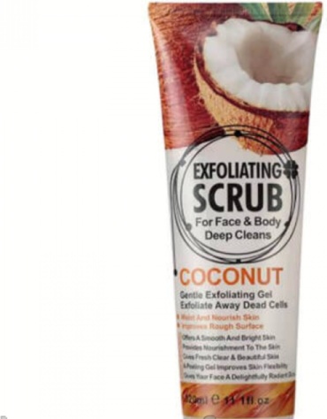 WOKALI скраб Exfoliating Сoconut для рук, для ног, для тела 320 мл