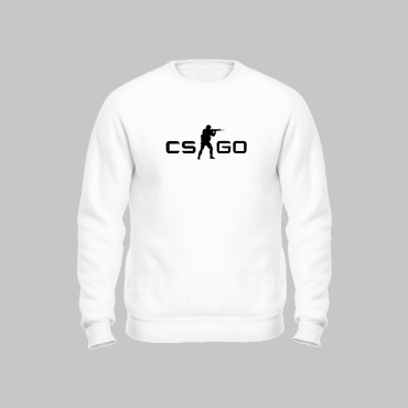 Свитшот Black and White белый