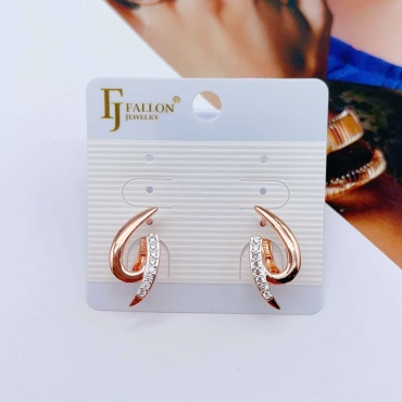 Серьги Fallon Jewelry бижутерный сплав, ювелирный сплав, медицинское золото, кристалл