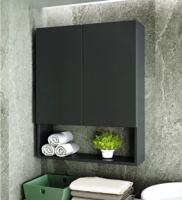 Шкаф навесной 30268504_Closet37, 60x20x76 см, графит