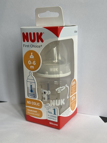 Бутылочка NUK 4008600360032  серый