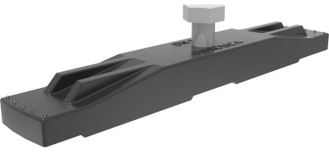 Gidrolica крепеж к каналам C250 170x60x20 мм, черный