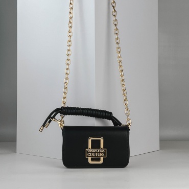 Сумка кросс-боди Versace экокожа черный