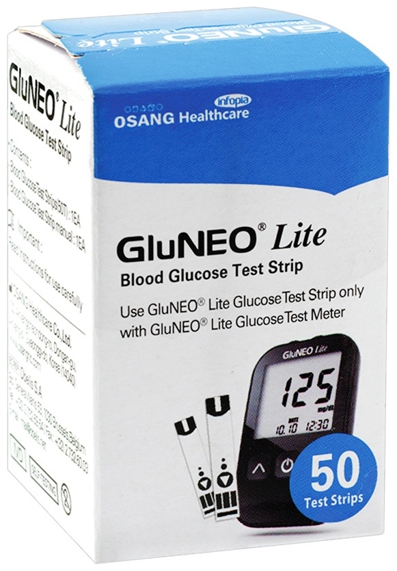 Osang тест-полоски для глюкометра gluneo lite №50