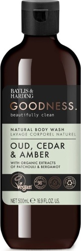 BAYLIS & HARDING Goodness Oud Cedar Amber гель 500 мл