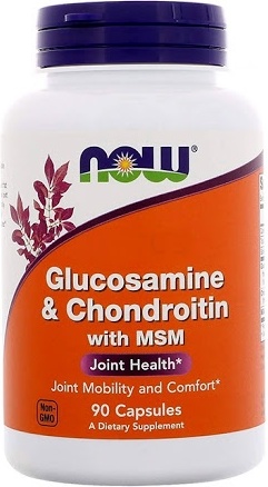 Купить NOW Glucosamine + Chondroitin + MSM капсулы 90 шт в кредит в ...