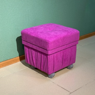 Пуф Topaz Candy Fuksia 00937846, 41x41x41 см, розовый
