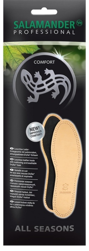 Salamander стельки COMFORT 8708 размер 38-39, для спортивной обуви, классические, для рабочей обуви