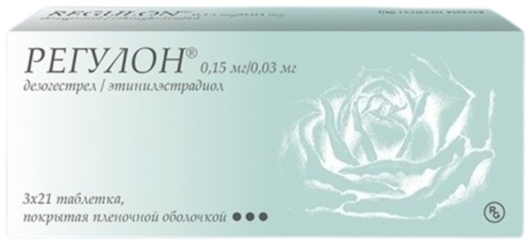 РЕГУЛОН 0.03мг/0.15мг N63 таб п.п.о.