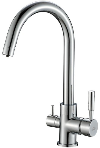 Смеситель для кухни Haiba HB76840, латунь, цвет стальной