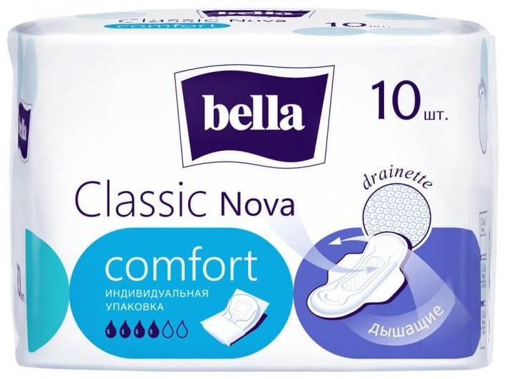 Bella прокладки Classic Nova Comfort 10 шт