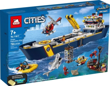 Конструктор Cities City 11617, деталей 793 шт