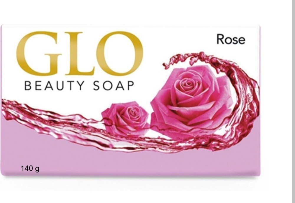 Кусковое мыло туалетное GLO Silk Beauty Роза 1 шт