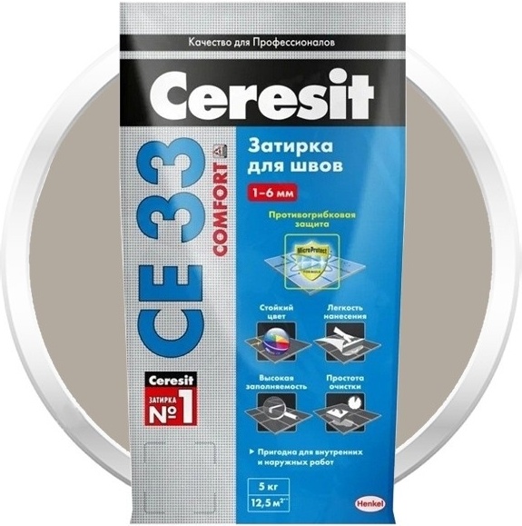 Ceresit СЕ 33 Comfort 2, цвет серый 07