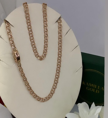 KAMILLLA GOLD KG_DG06996 DJMT длина 60 см, вес 10.31 г золото, плетение бисмарк