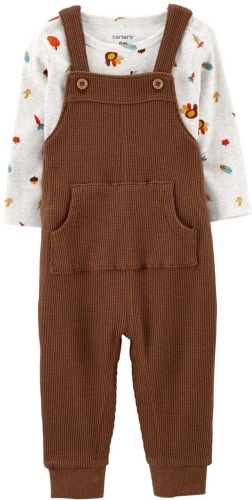 Комплект Carters коричневый, серый