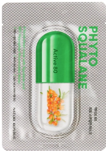 Маска для лица Nature Republic тканевая Active 80 Phyto Squalane Mask 1 шт