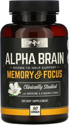 Onnit БАД Alpha Brain 90 капсул