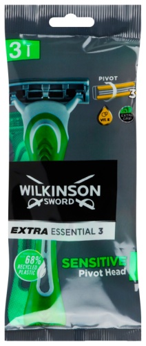 Wilkinson Sword Extra3 Essentials бритвенный станок 3 шт