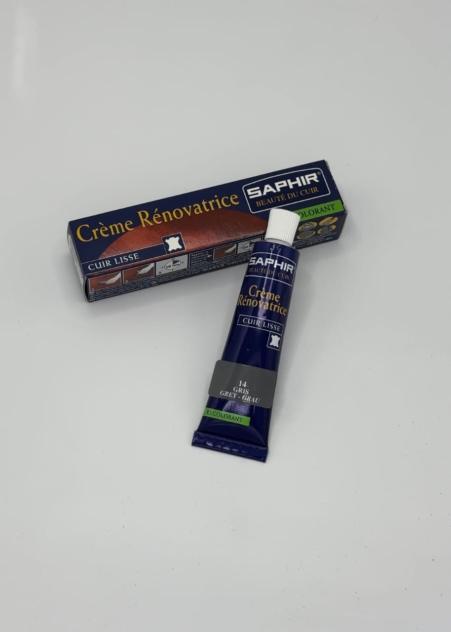 Saphir крем серый, Восстановитель кожи Creme Renovatrice/sphr0851/14