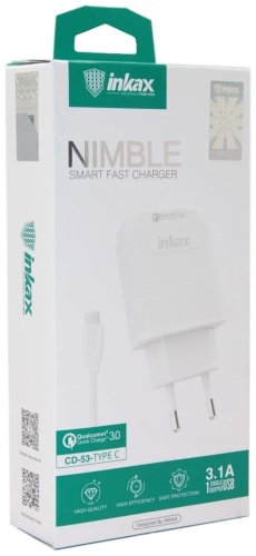 Inkax CD-53 USB Type-C белый
