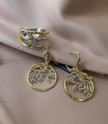 Diadema 894974 вес 8.43 г золото, цирконий