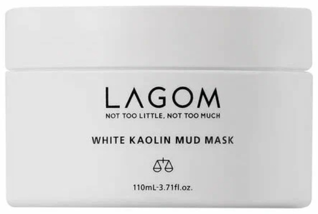 Маска для лица LAGOM глиняная White Kaolin Mud 110 мл, фото 15