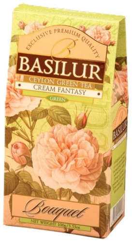 Чай Basilur Bouquet Cream Fantasy зеленый листовой 100 г