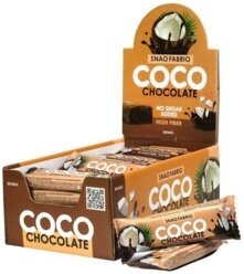 Snaq Fabriq батончик протеиновый Coco шоколадный кокос 30 шт