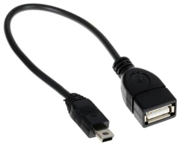 Кабель DEXP USB 2.0 (M), Mini USB 2.0 (M), , черный