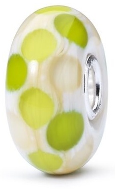 Шарм Trollbeads TGLBE-10415 вес 1.95 г серебро, стекло