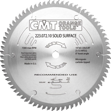 Пильный диск по камню CMT 223.072.10M, 250x30 мм, 72Т