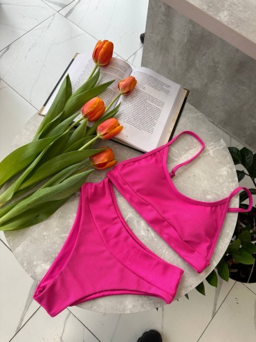 Купальник раздельный Shantal Lingerie темно-розовый