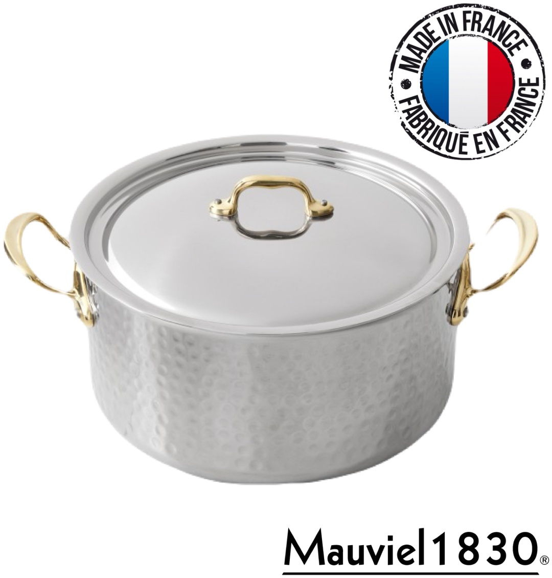 Кастрюля 9.5 л, MAUVIEL 1830 M’Elite B Hammered 5-Ply Steel сталь
