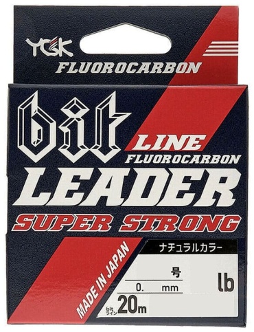 Леска YGK флюоркарбоновая bit Line Leader Super Strong 0.3 мм прозрачный